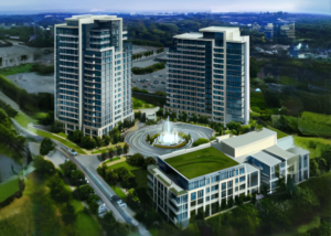 The Fountains Condos Buildings' Render