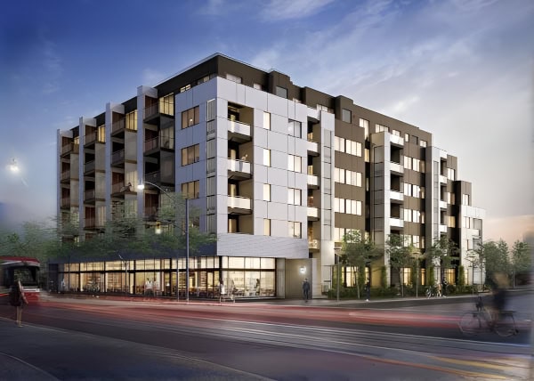 Scoop Condos Building Render