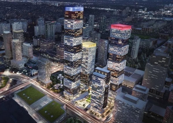 Exchange District Buildings' Render