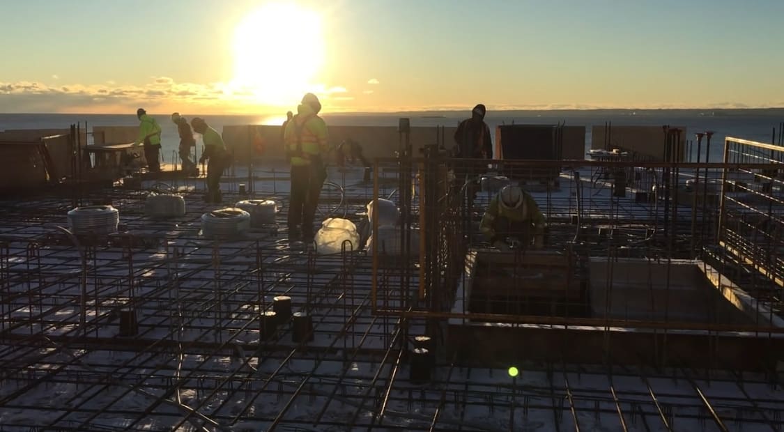 Bridgewater Residences On The Lake And The Pearle Hotel & Spa Under Construction Stair Formwork Bridgewater residences on the lake and the pearle hotel & spa under construction stair formwork