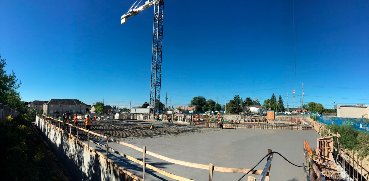 Bristol Condominiums Under Construction Ground Floor Slab Pour Bristol condominiums under construction ground floor slab pour