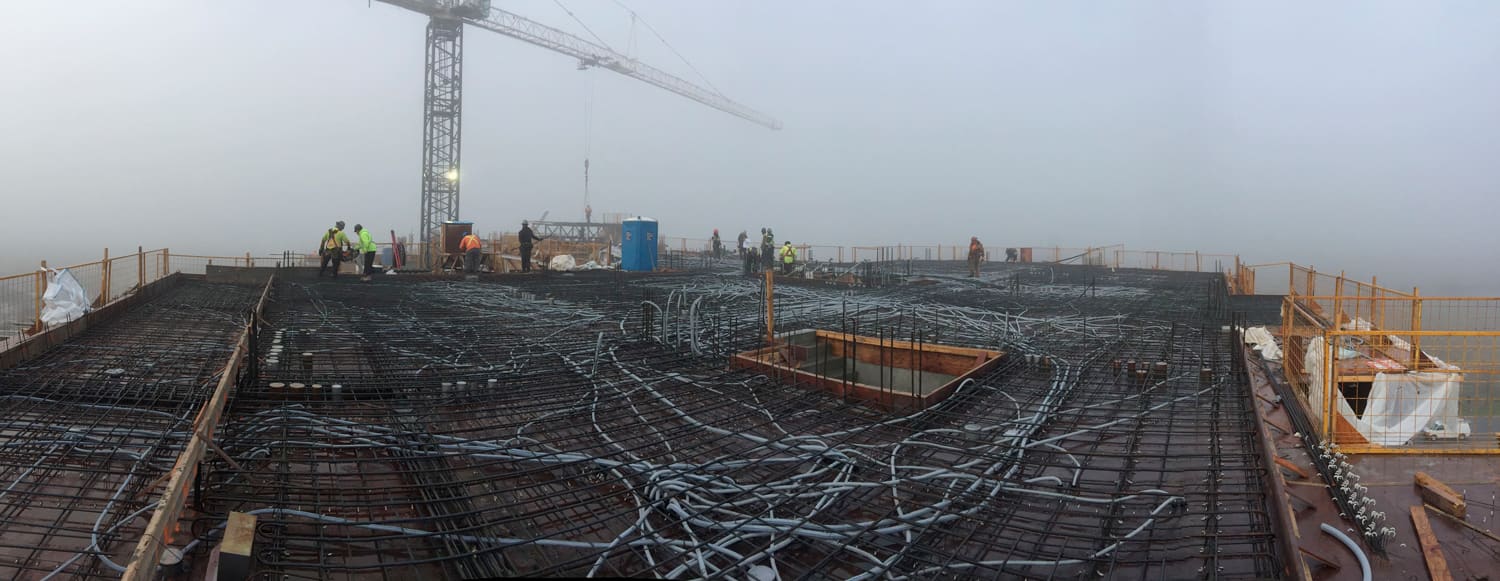 Bristol Condominiums Under Construction Slab Formwork Bristol condominiums under construction slab formwork