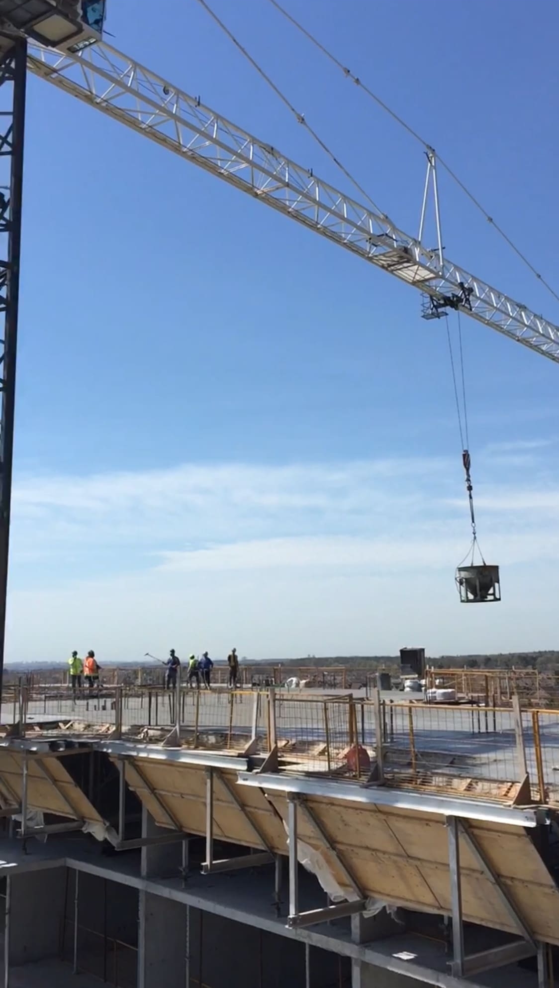 Bristol Condominiums Under Construction Slab Pour Bristol condominiums under construction slab pour