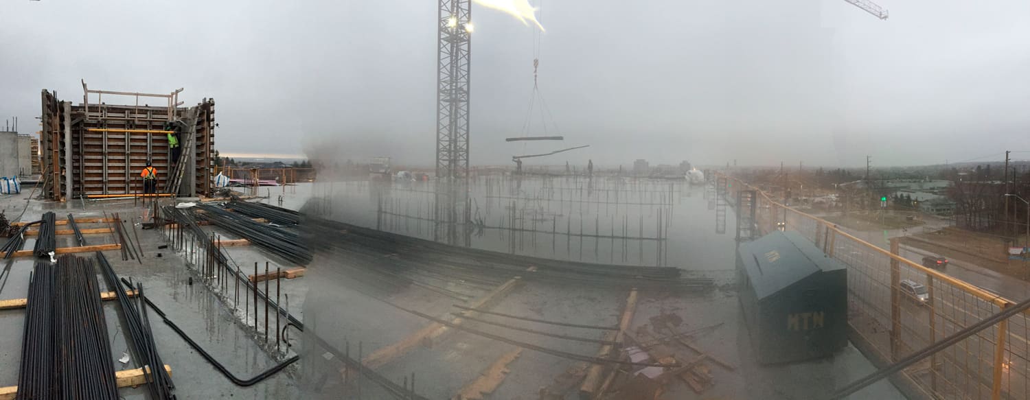 Bristol Condominiums Under Construction Steel Walls Bristol condominiums under construction steel walls