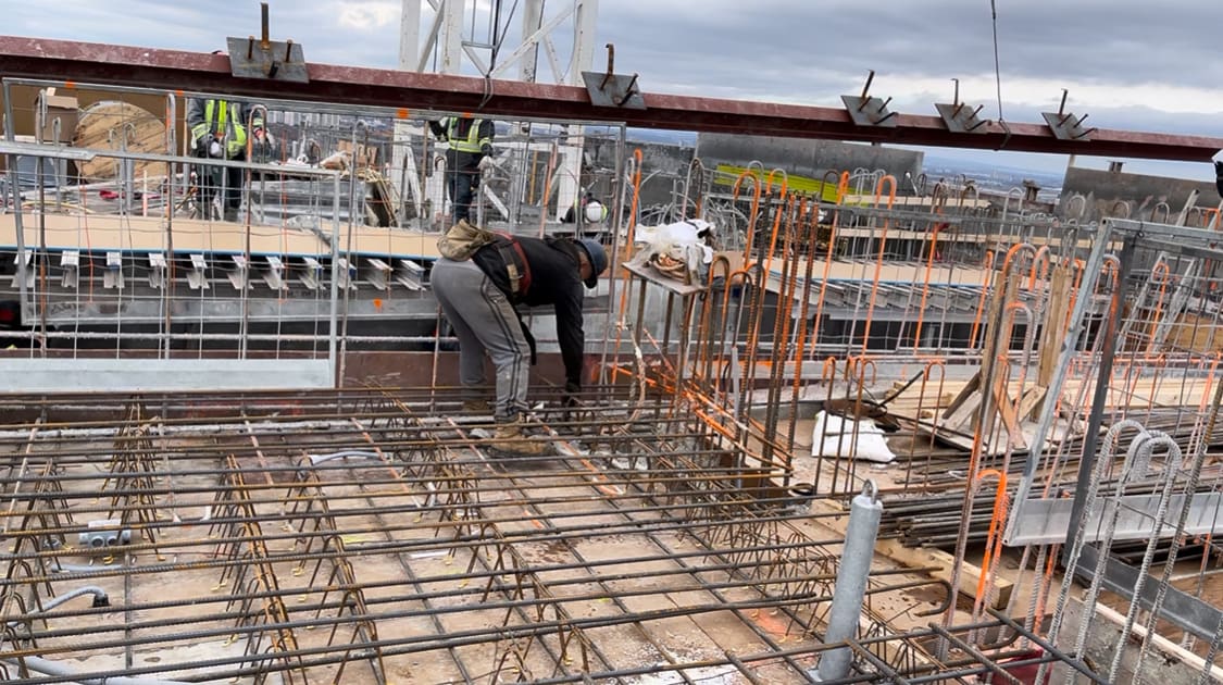 E2 Condos At Yonge And Eglinton Under Construction Elevator Hoist Beam E2 condos at yonge and eglinton under construction elevator hoist beam