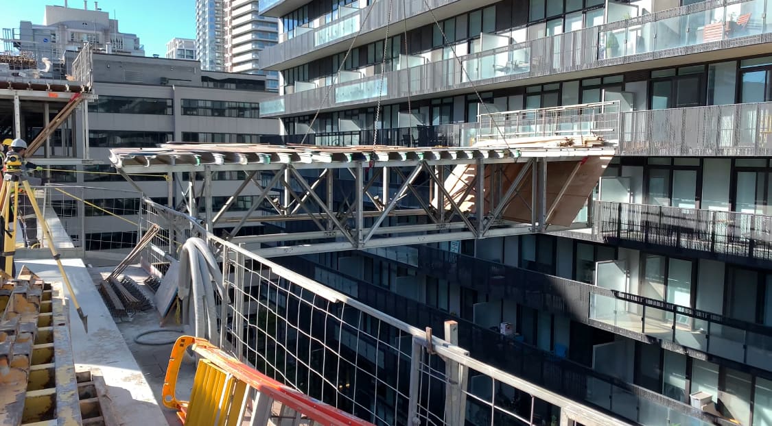 E2 Condos At Yonge And Eglinton Under Construction Flying Panel E2 condos at yonge and eglinton under construction flying panel