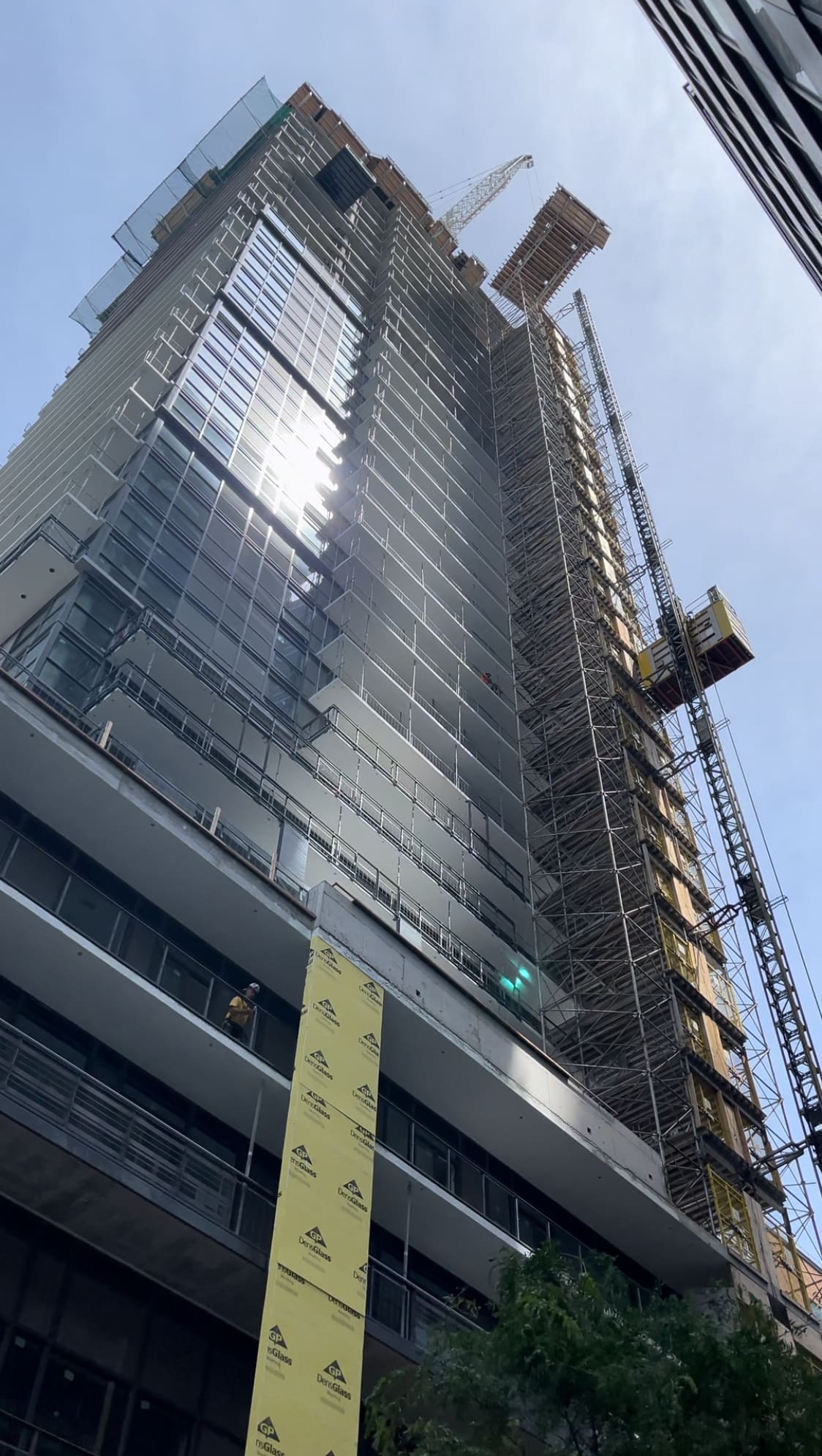 E2 Condos At Yonge And Eglinton Under Construction Hoist E2 condos at yonge and eglinton under construction hoist