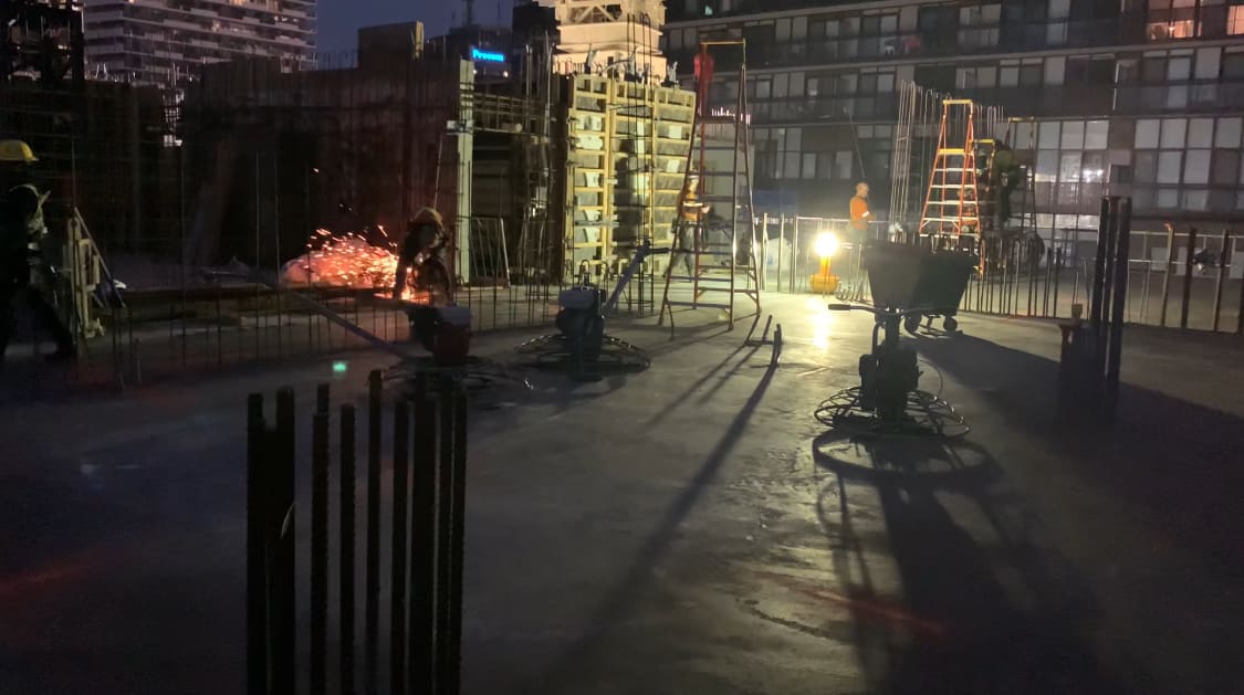 E2 Condos At Yonge And Eglinton Under Construction North Side Slab Localization E2 condos at yonge and eglinton under construction north side slab localization