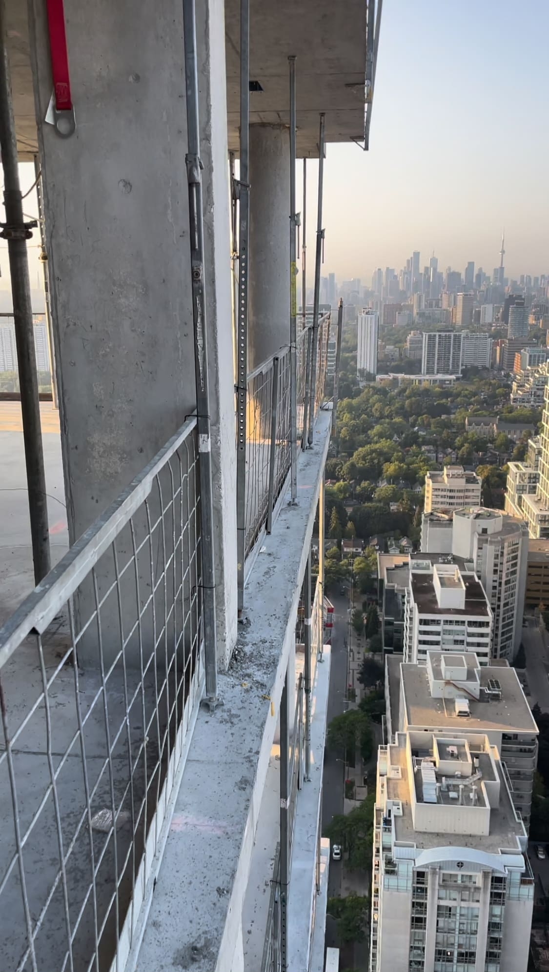 E2 Condos At Yonge And Eglinton Under Construction Slab Edge E2 condos at yonge and eglinton under construction slab edge