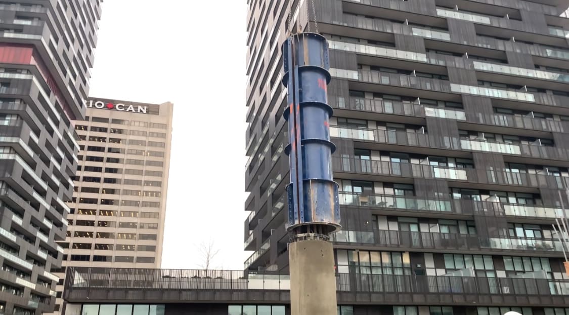 E2 Condos At Yonge And Eglinton Under Construction Steel Column Formwork E2 condos at yonge and eglinton under construction steel column formwork