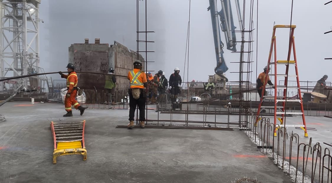 E2 Condos At Yonge And Eglinton Under Construction Wall Reinforcement E2 condos at yonge and eglinton under construction wall reinforcement