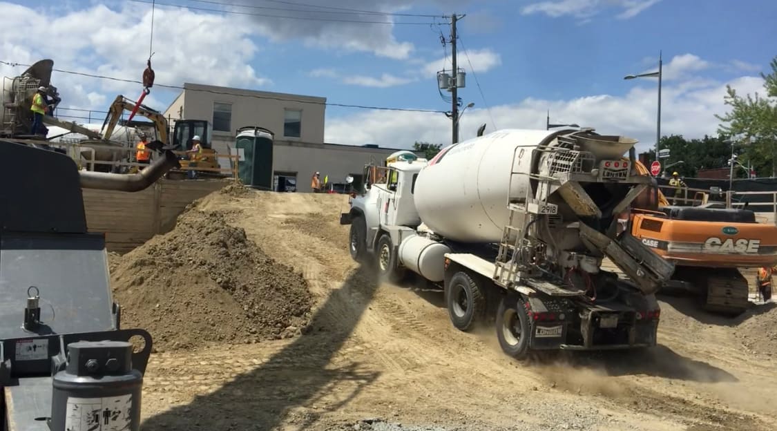 Scoop Condos Under Construction Footings Stage Scoop condos under construction footings stage