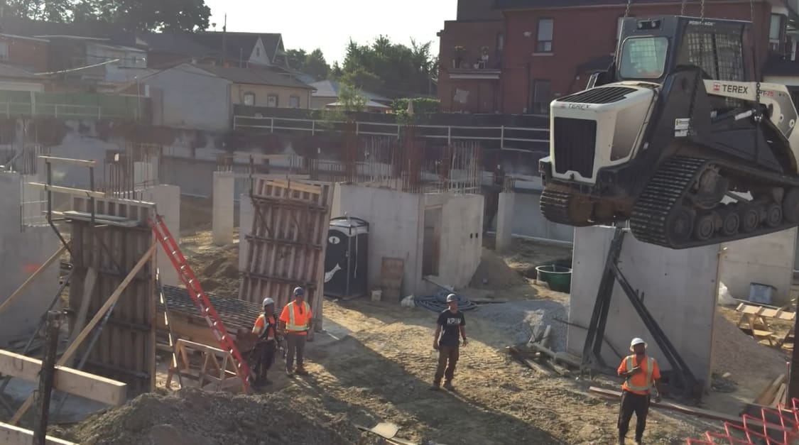 Scoop Condos Under Construction Slab On Grade Scoop condos under construction slab on grade