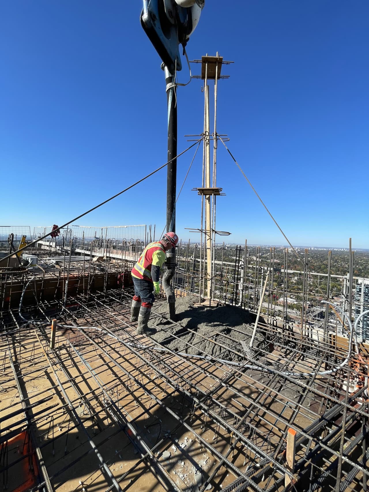 E2 Condos At Yonge And Eglinton Under Construction Derrick Anchor Bolts E2 condos at yonge and eglinton under construction derrick anchor bolts