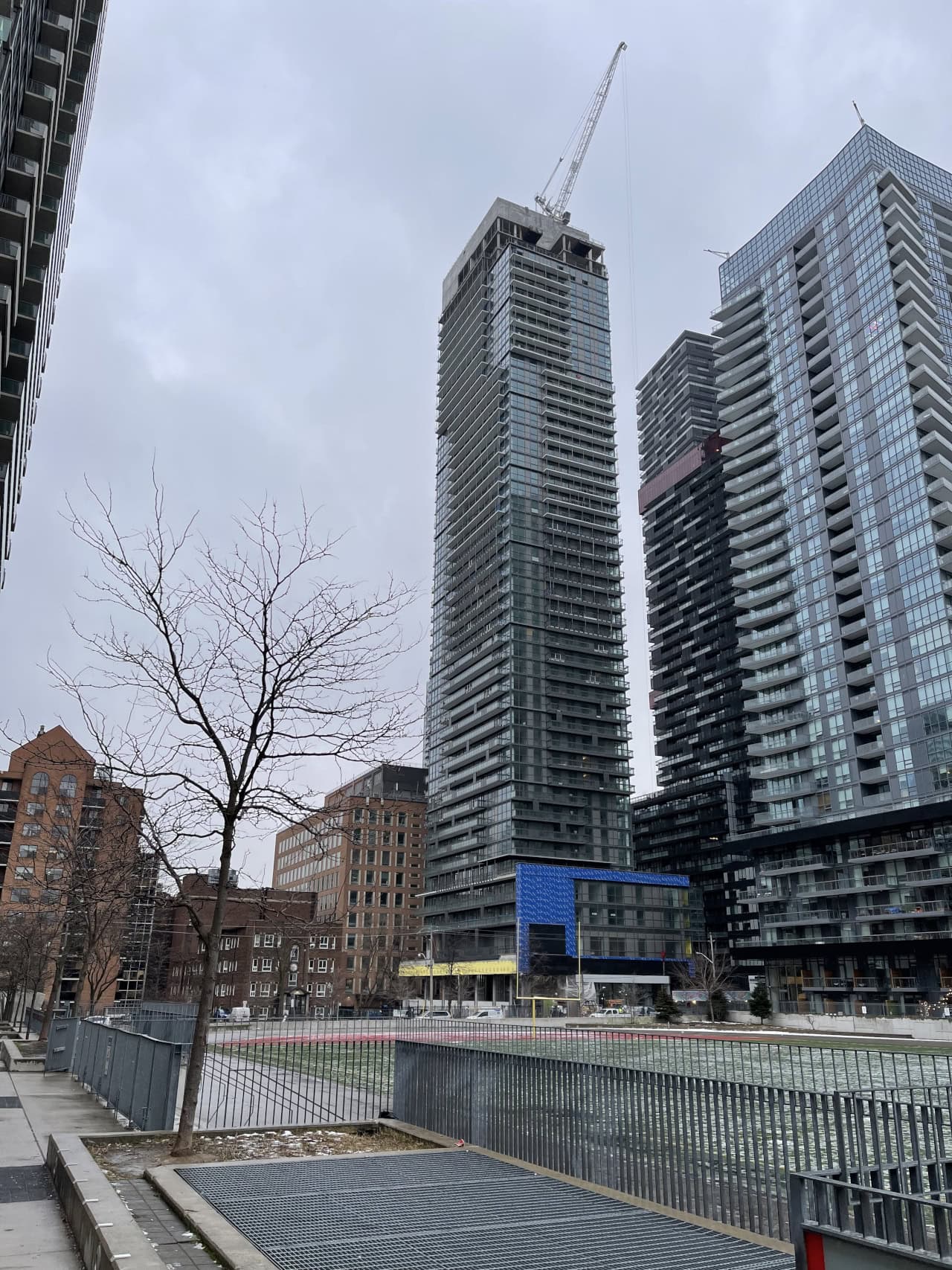 E2 Condos At Yonge And Eglinton Under Construction Roof Formwork E2 condos at yonge and eglinton under construction roof formwork